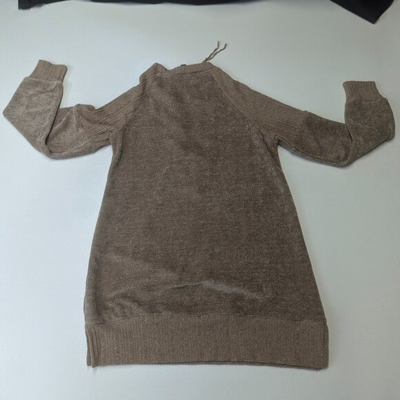 Suzanne Betro Size Small Caramel Colored Lace Up Sweater - Picture 12 of 15